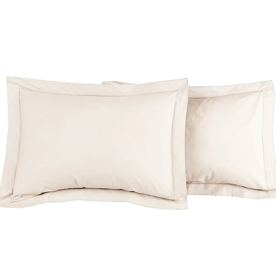 Sensei Maison Lot de 2 taies d'oreiller en percale de coton Petale 50x70 cm SOFT PERCALE