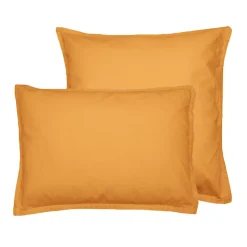 Sensei Maison Lot de 2 taies d'oreiller en coton Caramel 65x65 cm STUDIO Hot