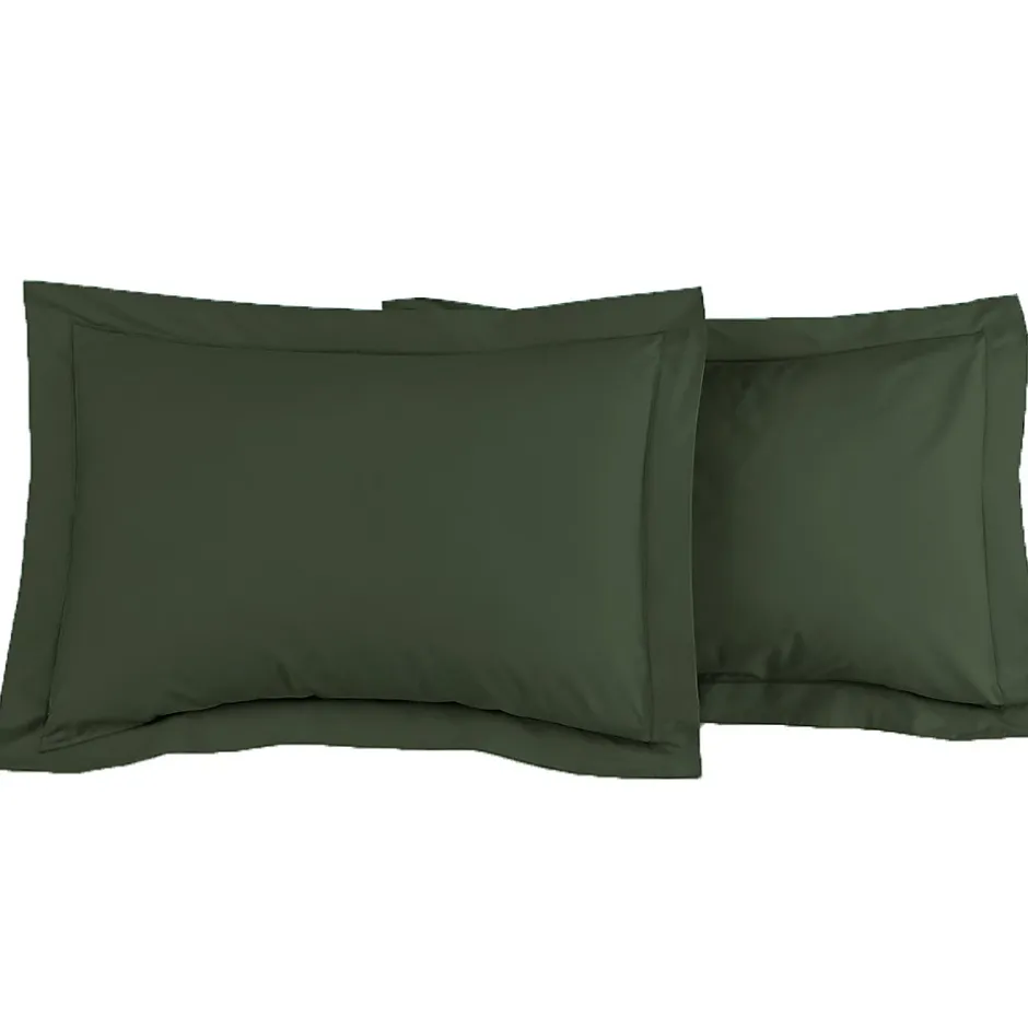 Sensei Maison Lot de 2 taies d'oreiller en percale de coton Eucalyptus 50x70 cm SOFT PERCALE Hot