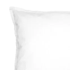 Sensei Maison Lot de 2 taies d'oreiller en coton Blanc 50x70 cm STUDIO Hot