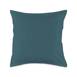 Future Home Lot de 2 taies d'oreiller unies en coton finition bourdon 65x65cm Clearance