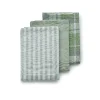 Kela Lot de 3 torchons de cuisine Pasado vert olive