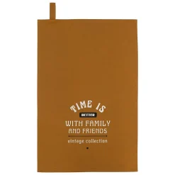 Atmosphera Créateur D'Intérieur Lot de 3 torchons Helu jaune ocre - Atmosphera