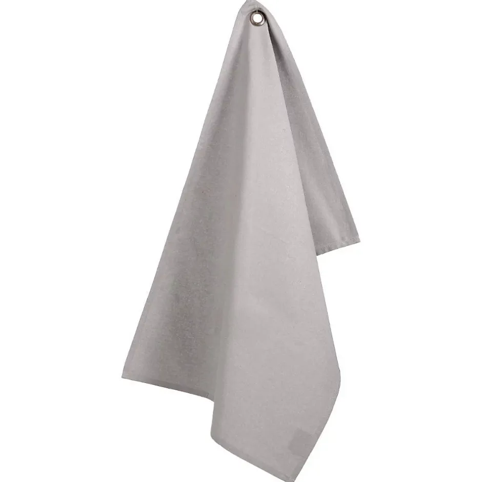 Atmosphera Créateur D'Intérieur Lot de 2 torchons imprimés - coton - gris clair - 45x70 cm - Atmosphera Best