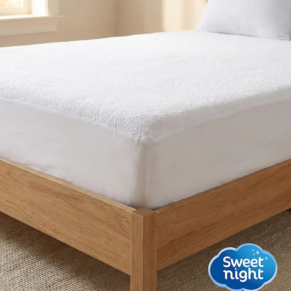 Sweetnight Lot Protège-Matelas 90x190 + 1 Protège-Oreiller 65x65 - Bouclette Éponge Coton Absorbante Discount
