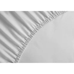 Lovely Home Drap Housse 100% coton 140x190x30 cm blanc New