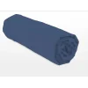 Lovely Home Drap housse - 180 x 200 + 25 cm - 100% coton - Bleu