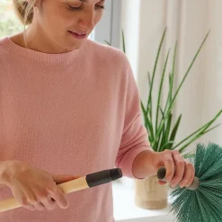 GoodHome Manche à balai en bois L.117 cm Online