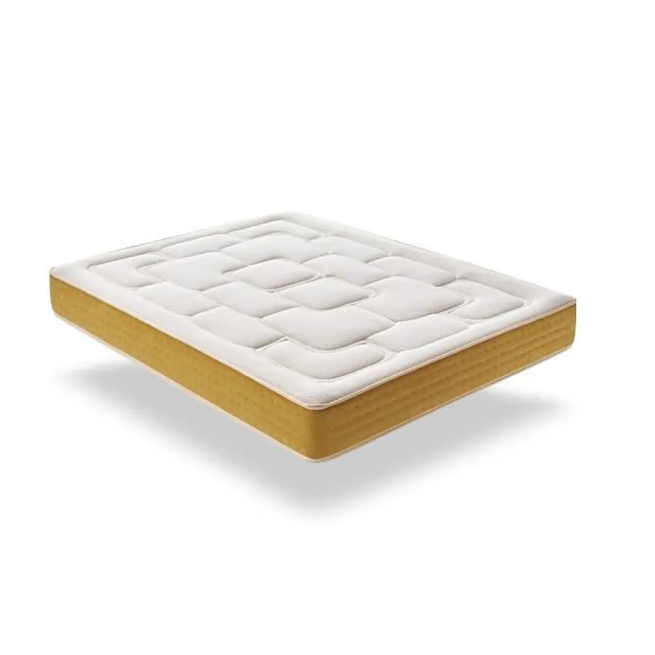 Eccox Matelas - Elite Gold - 120x200 cm - Mousse à Mémoire - Visco Gel - Anti-acarien - 25 cm d'épaisseur