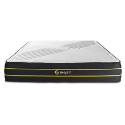 Sleepfit Matelas Mémoire de forme et micro ressorts ensachés - Confort : Equilibré Discount
