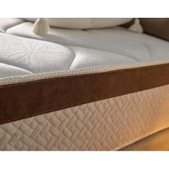Eccox Matelas à mémoire de forme - BIO CONFORT - 70x190 cm - 25 cm d'épaisseur - Anti-acarien - Silencieux