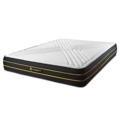 Sleepfit Matelas Mémoire de forme et micro ressorts ensachés - Confort : Equilibré