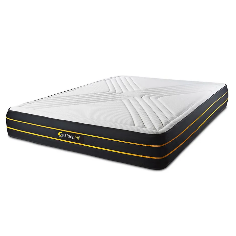 Sleepfit Matelas Mémoire de forme et micro ressorts ensachés - Confort : Equilibré