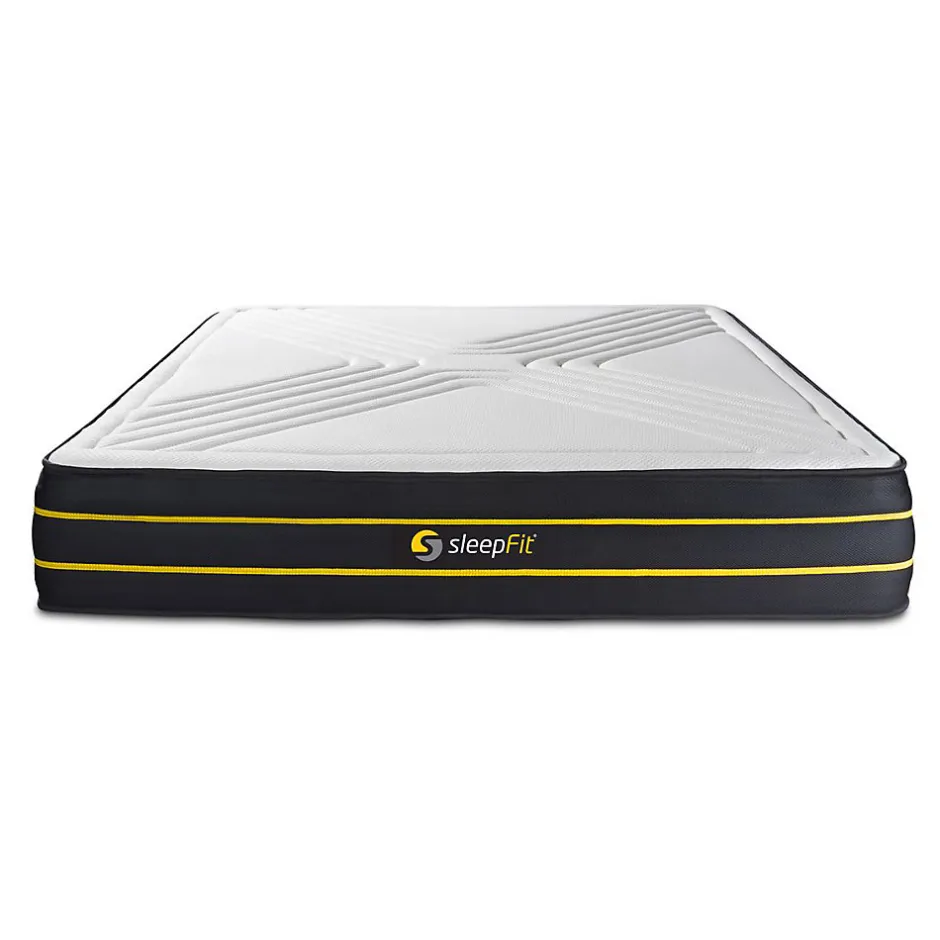Sleepfit Matelas Mémoire de forme et micro ressorts ensachés - Confort : Equilibré