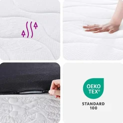 Vidaxl Matelas à ressorts Bonnell pour enfants moyen 80x160 cm Best