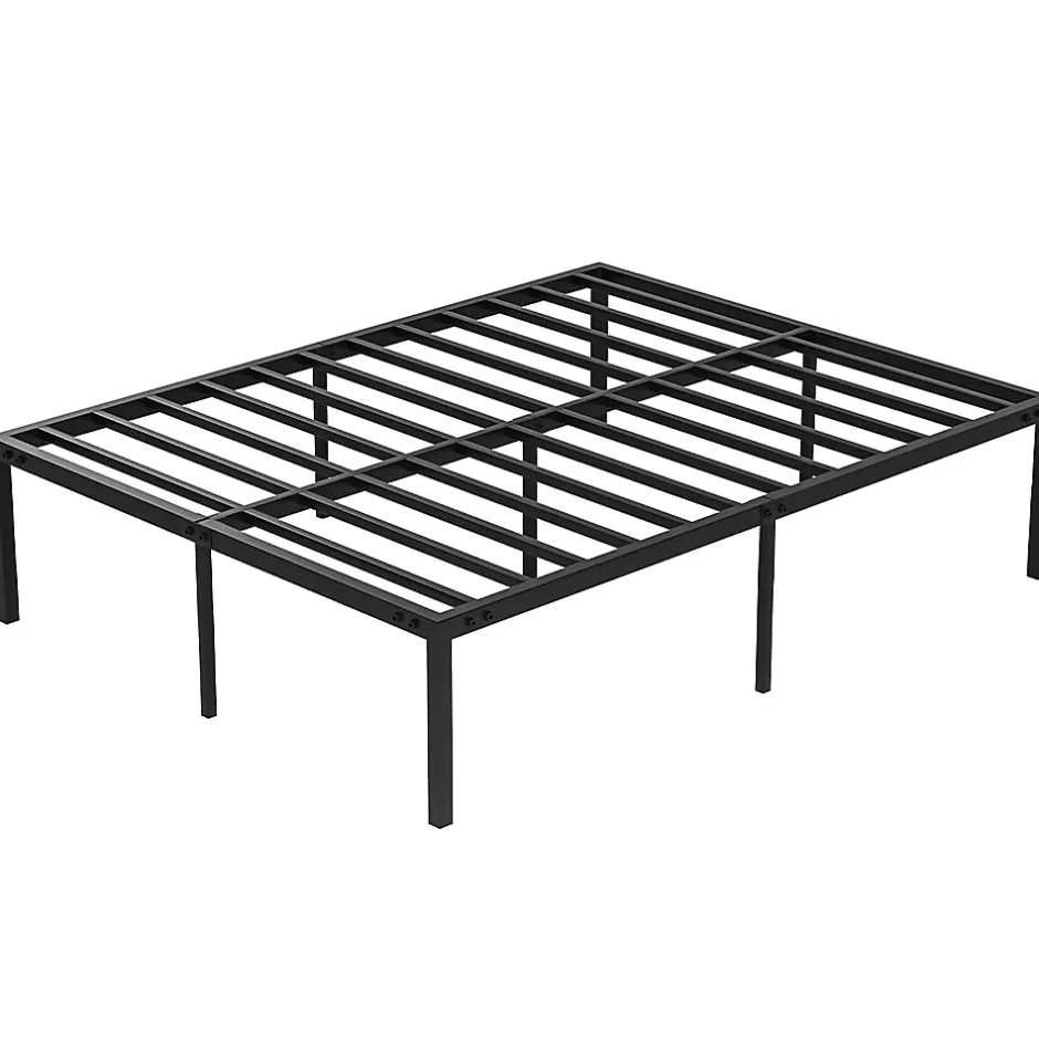 Teeno Matelas à ressorts de 20 cm d'épaisseur + cadre de lit en métal de 160x200 cm Hot