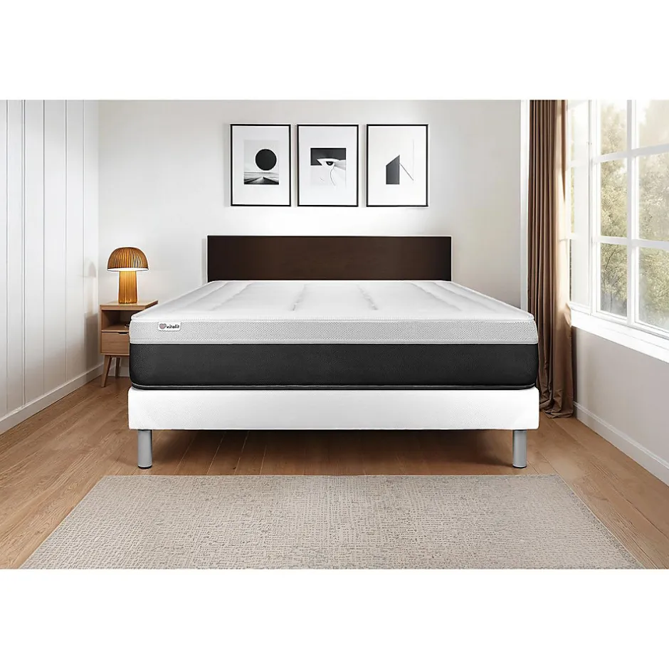 Vitalit Matelas Ressorts ensachés et mémoire de forme - Confort : Ferme