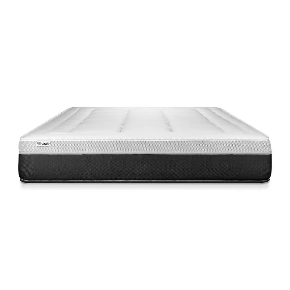 Vitalit Matelas Ressorts ensachés et mémoire de forme - Confort : Ferme