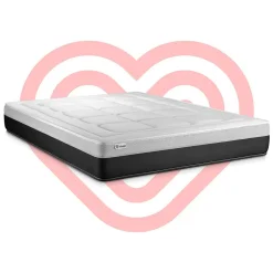 Vitalit Matelas Ressorts ensachés et mémoire de forme - Confort : Ferme