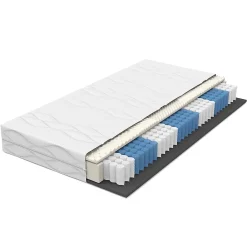 Blackcolors Matelas à ressorts ensachés Ortho Medic 160x200cm, H3, certifié Oeko-Tex, ergonomique 7 zones, hauteur 20cm, fabriqué en CHINE Outlet