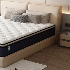 Teeno Matelas à Ressorts ensachés 90x190cm, 25 cm d'épaisseur Clearance