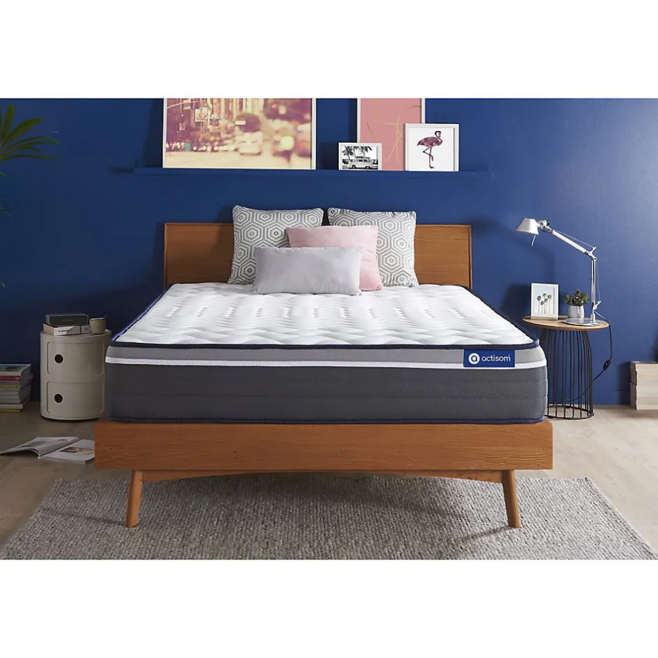 Actisom Matelas Ressorts ensachés et mémoire de forme - Confort : Très ferme