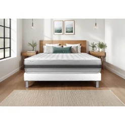 Vitalit Matelas Ressorts ensachés et mémoire de forme - Confort : Equilibré