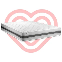 Vitalit Matelas Ressorts ensachés et mémoire de forme - Confort : Equilibré
