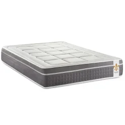 Litier Deluxe Matelas Ressorts ensachés et mémoire de forme - Confort : Equilibré