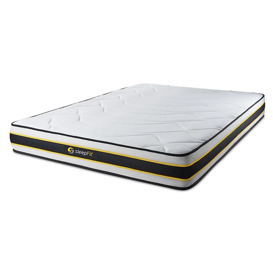 Sleepfit Matelas Ressorts ensachés et mémoire de forme - Confort : Ferme