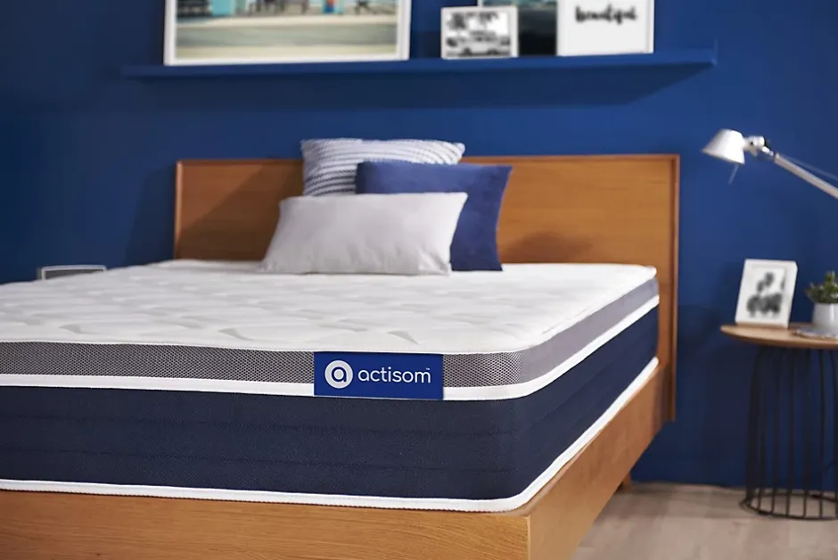 Actisom Matelas Ressorts ensachés et mémoire de forme - Confort : Mi-ferme Hot