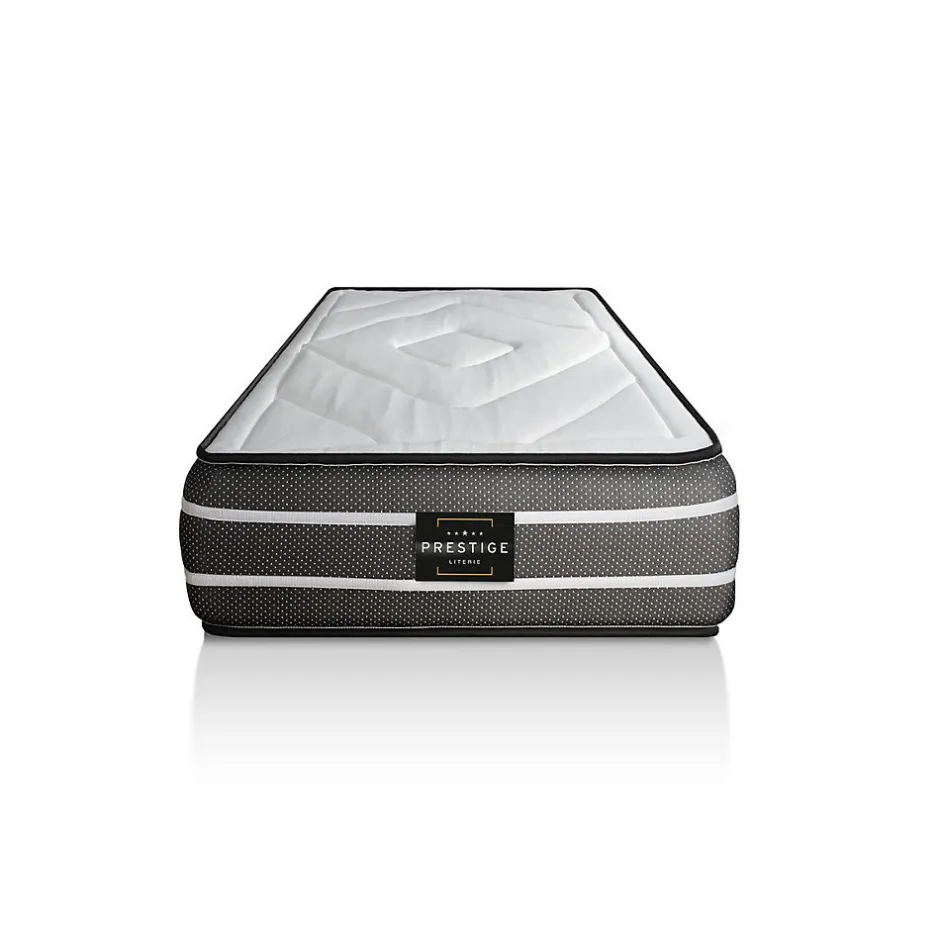 Prestige Literie Matelas Ressorts ensachés et mémoire de forme - Confort : Ferme