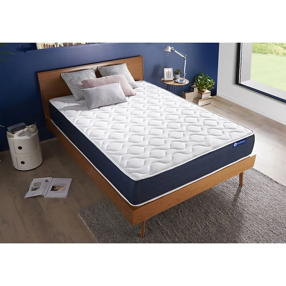 Actisom Matelas Ressorts ensachés et mémoire de forme - Confort : Equilibré Discount