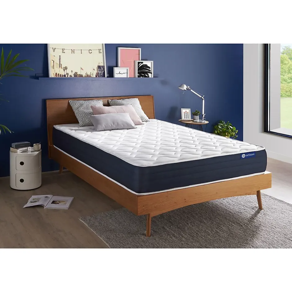 Actisom Matelas Ressorts ensachés et mémoire de forme - Confort : Equilibré Discount