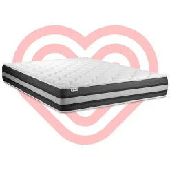Vitalit Matelas Ressorts ensachés et mémoire de forme - Confort : Ferme