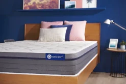 Actisom Matelas Ressorts ensachés et mémoire de forme - Confort : Equilibré New