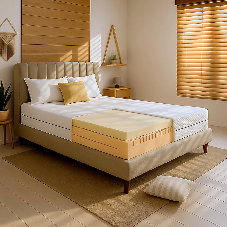 The White Stone Matelas 120 X 190 Hauteur 18 cm Orthopédique Hypoallergénique Fabriqué en Italie