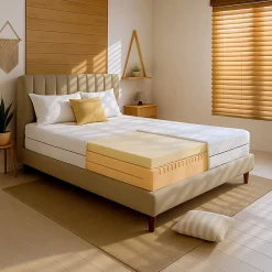 The White Stone Matelas 90 X 200 Hauteur 16 cm Orthopédique Hypoallergénique Fabriqué en Italie