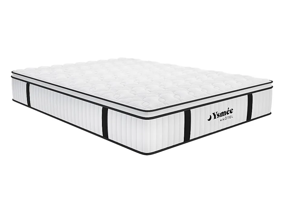 Vente-unique Matelas 180 x 200 cm anti-feu ressorts ensachés et surmatelas intégré ép.28cm - DELICE de YSMÉE HÔTEL Online