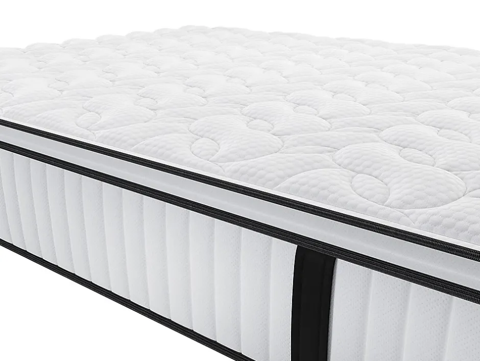 Vente-unique Matelas 180 x 200 cm anti-feu ressorts ensachés et surmatelas intégré ép.28cm - DELICE de YSMÉE HÔTEL Online