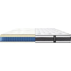 Meubletmoi Matelas 140 x 190 cm avec ressorts ensachés - DOUX RÊVES