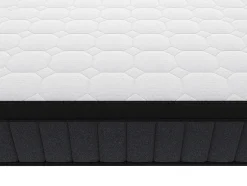 Vente-unique Matelas 160 x 200 cm hybride ressorts ensachés 7 zones et gel à mémoire de forme ép.25cm - TOLCA de YSMÉE