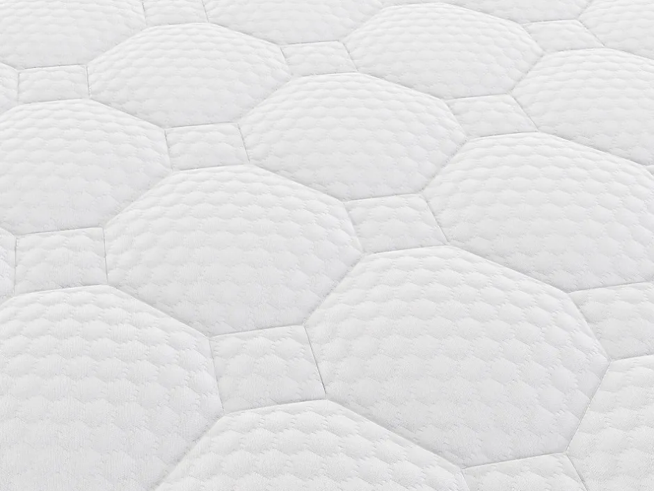 Vente-unique Matelas 160 x 200 cm hybride ressorts ensachés 7 zones et gel à mémoire de forme ép.25cm - TOLCA de YSMÉE