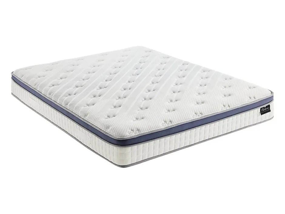 Vente-unique Matelas 180 x 200 cm hybride ressorts ensachés 7 zones et mémoire de forme ép.25cm - MALAO de PALACIO Clearance