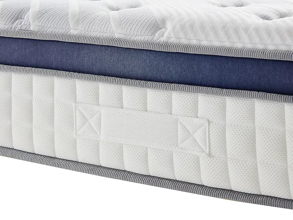 Vente-unique Matelas 180 x 200 cm hybride ressorts ensachés 7 zones et mémoire de forme ép.25cm - MALAO de PALACIO Clearance
