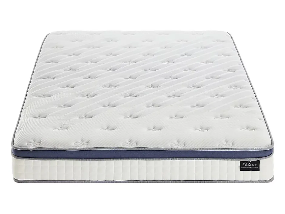 Vente-unique Matelas 180 x 200 cm hybride ressorts ensachés 7 zones et mémoire de forme ép.25cm - MALAO de PALACIO Clearance