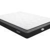 Vente-unique Matelas 160 x 200 cm hybride ressorts ensachés 7 zones et mémoire de forme ép.25cm - AMARANTE de NATUREA