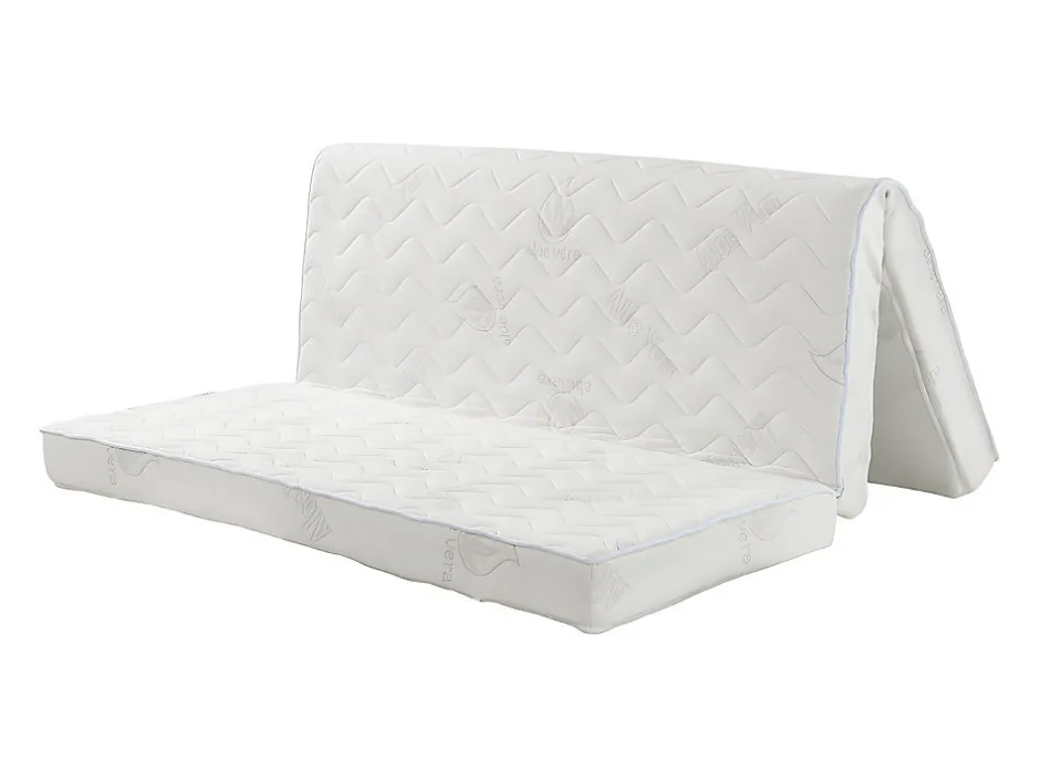 Vente-unique Matelas 140 x 190 cm mousse BZ aloe vera ép.12cm - FIESTA de NATUREA