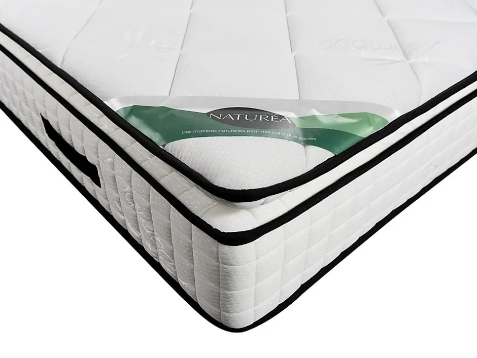 Vente-unique Matelas 180 x 200 cm mousse et coutil bambou ép.23cm - ADANA de NATUREA