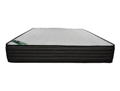 Vente-unique Matelas 160 x 200 cm mousse et coutil bambou ép.25cm - BERENDI de NATUREA